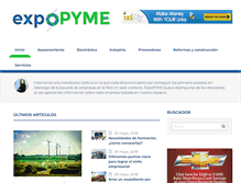 Tablet Screenshot of expopyme.es